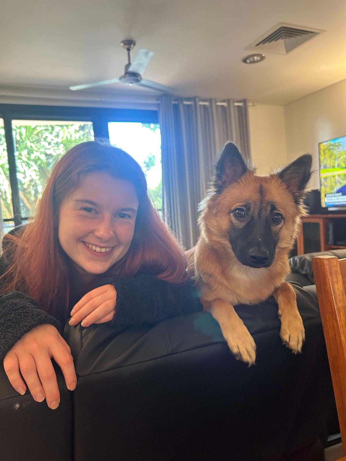 Bella and her handler